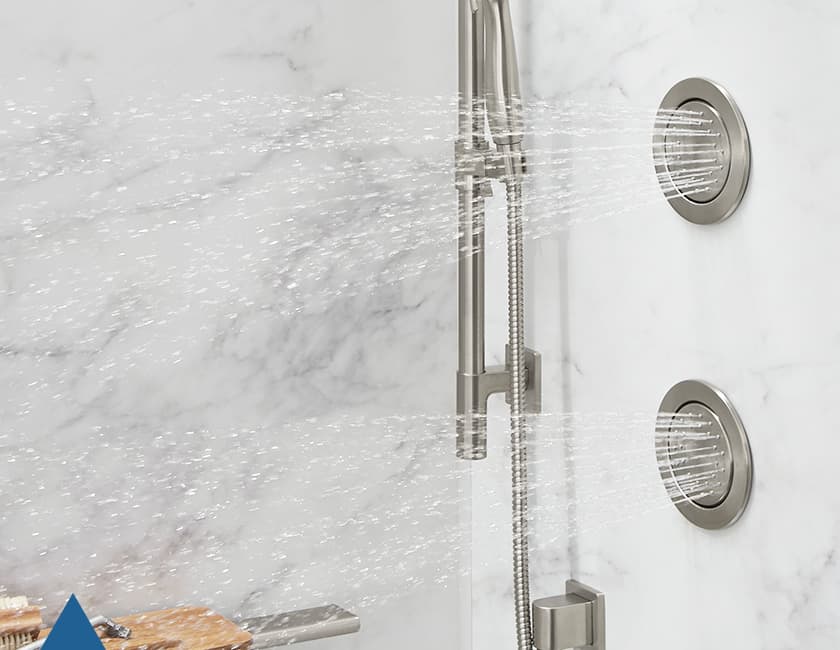 Kohler LuxStone shower body sprays