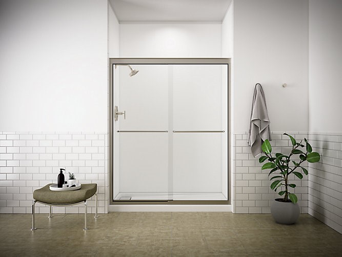 KOHLER Design Gallery white shower walls