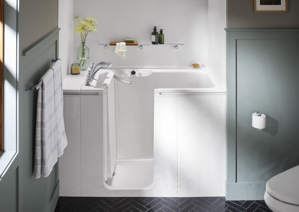 modern KOHLER walk-in bath